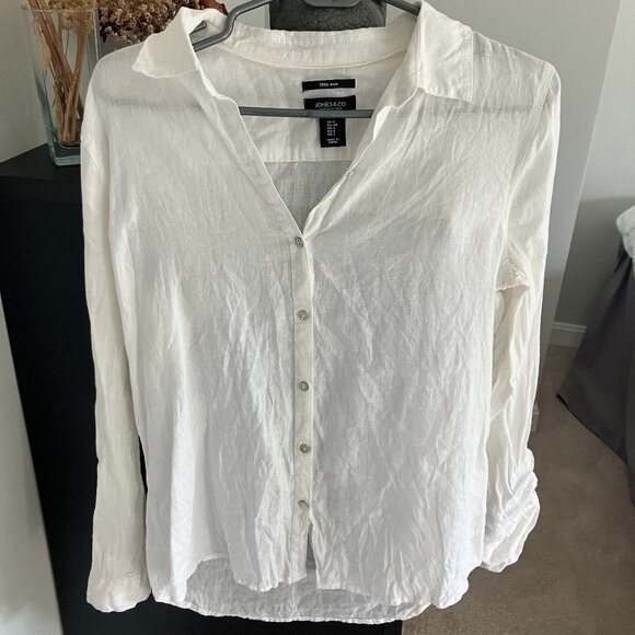 White linen shirt - Picture 1 of 1